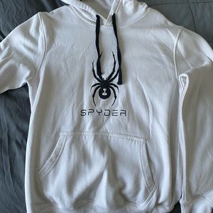 Spyder hoodie white